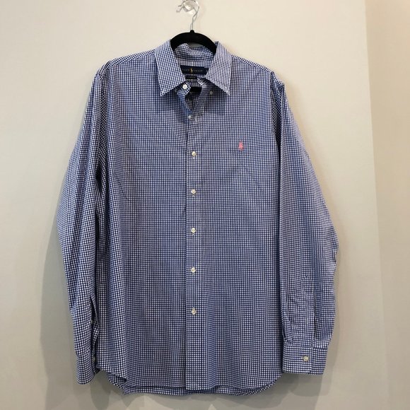 Polo Ralph Lauren mens button up plaid classic fit shirt size XL - Picture 1 of 2